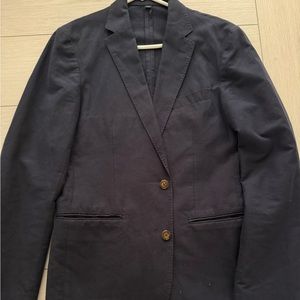 Like New - J. Crew Irish Linen Navy Blazer